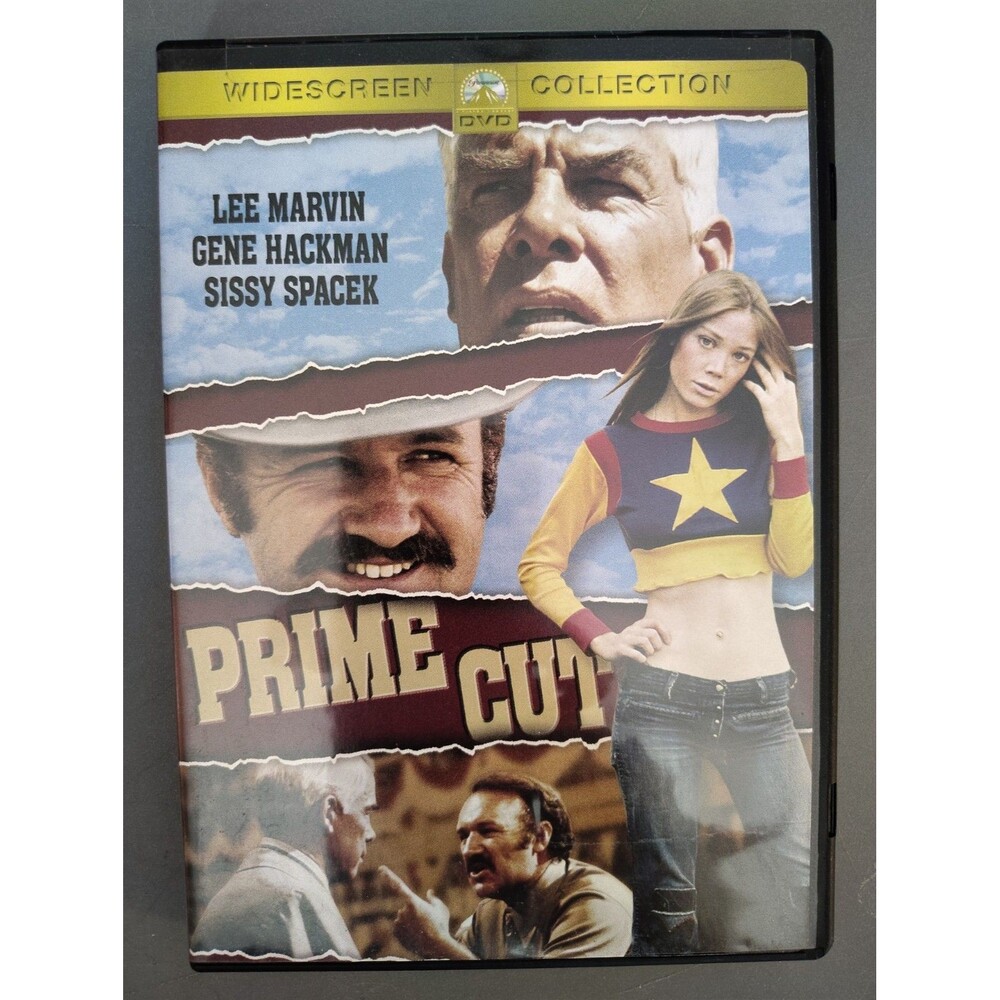Prime Cut DVD Out of Print RARE Lee Marvin / Gene Hackman / Sissy Spacek OOP